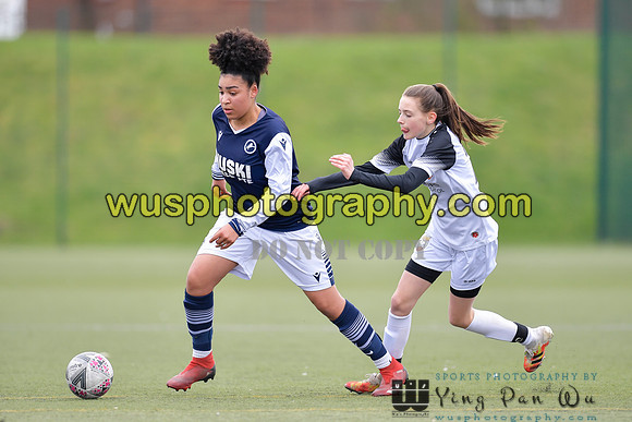 20210403-150021A London Bees Academy U14 v Millwall Lionesses Girls U14