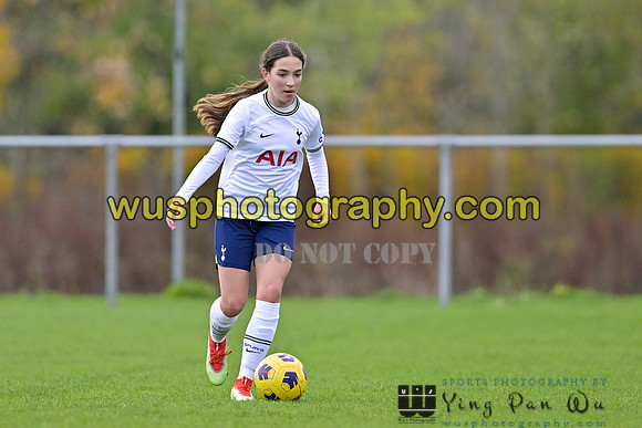 20221119-101010A Tottenham Hotspur Women FC Academy U15 v West Ham United Academy Girls U15