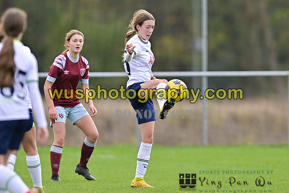20221119-112731 Tottenham Hotspur Women FC Academy U15 v West Ham United Academy Girls U15