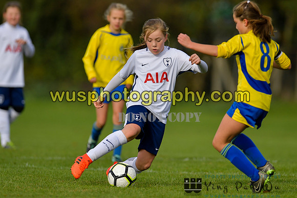 20171028-105541 Tottenham Hotspur Girls U11 v St Albans City Youth Girls U11 South