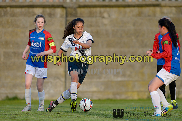 20160505-193809 Tottenham Hotspur Girls U12 and U13 v Årvoll IL Girls U12 and U13