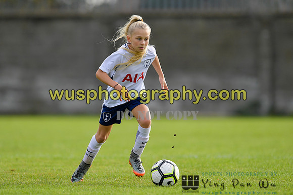 20171028-110606-3 Tottenham Hotspur Girls U11 v St Albans City Youth Girls U11 South