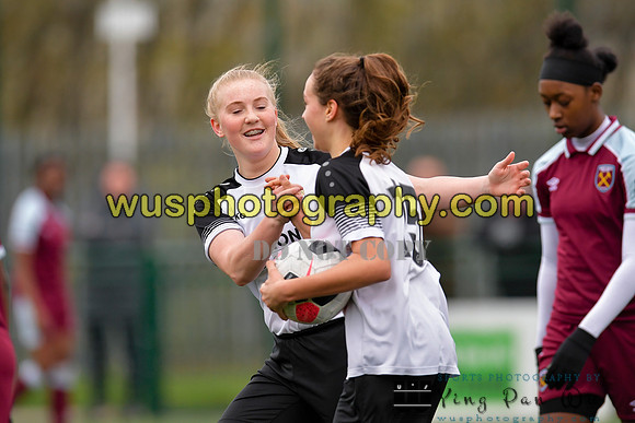 20211211-120551B West Ham United Academy Girls U16 v London Bees Academy U16