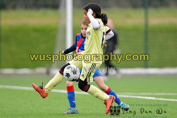 20220122-150112C Crystal Palace FC Girls U12 v Arsenal FC Girls U12