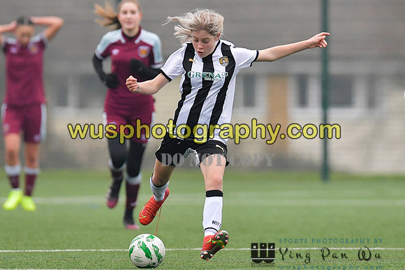 20220115-142857 West Ham United Academy Girls U14 v Notts County FC Girls U14