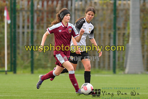 20211211-114535 West Ham United Academy Girls U16 v London Bees Academy U16