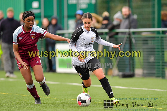 20211211-113946 West Ham United Academy Girls U16 v London Bees Academy U16