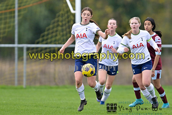 20221119-100740 Tottenham Hotspur Women FC Academy U15 v West Ham United Academy Girls U15