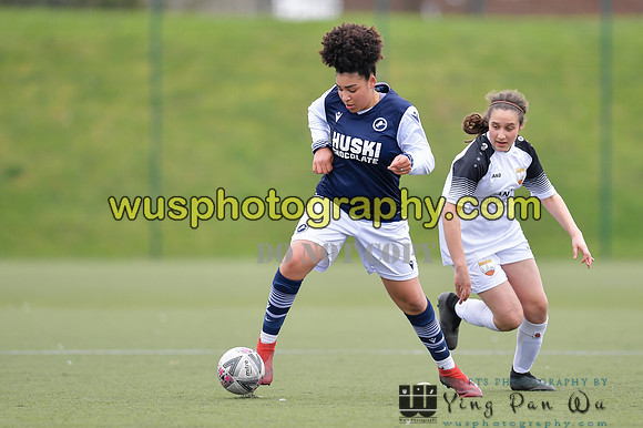 20210403-150014 London Bees Academy U14 v Millwall Lionesses Girls U14