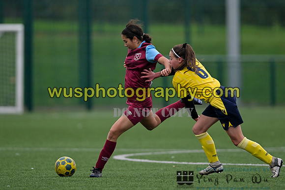20241109-110041 West Ham United Performance Claret Girls U14 v Oxford United Girls U14