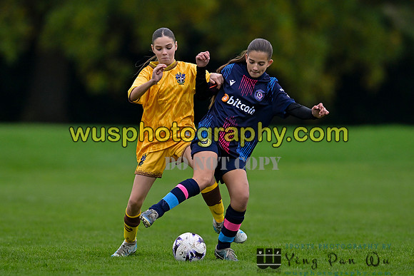 20241102-120608 Sutton United Girls U13 v Hartland Girls Academy U13