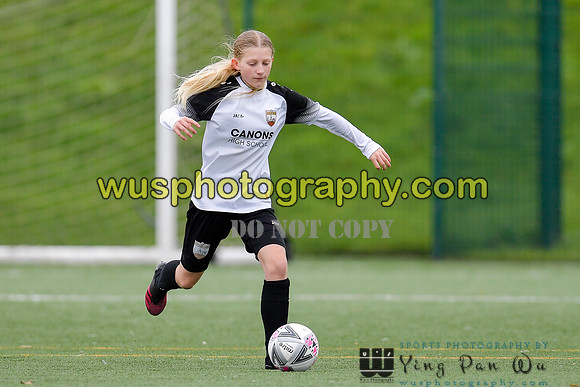 20201031-144945 London Bees Academy U14 v Millwall Lionesses Girls U14