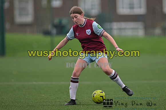20241130-111220 West Ham United Warriors Girls U14 v Fareham Town Youth FC Girls U14