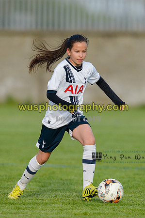 20160505-184528-4 Tottenham Hotspur Girls U12 and U13 v Årvoll IL Girls U12 and U13