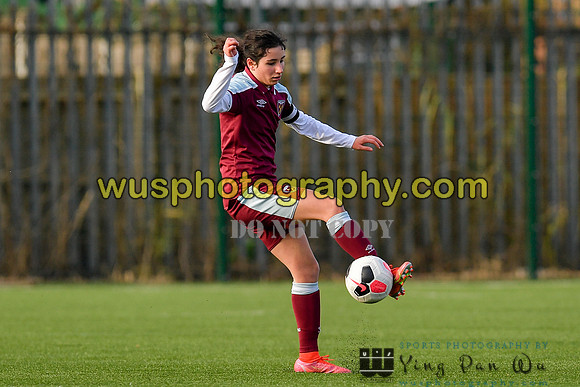 20211211-105043 West Ham United Academy Girls U16 v London Bees Academy U16