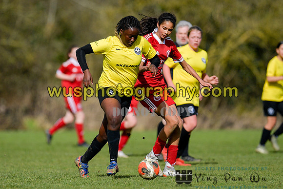 20220312-124301 Watford Ladies FC U14 Warriors v Welling United Girls U14