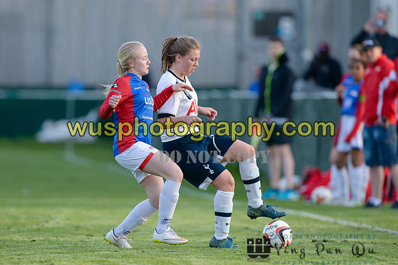 20160505-193341 Tottenham Hotspur Girls U12 and U13 v Årvoll IL Girls U12 and U13