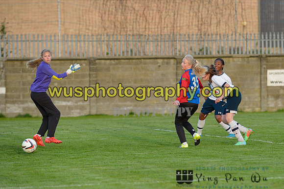 20160505-194400-3 Tottenham Hotspur Girls U12 and U13 v Årvoll IL Girls U12 and U13