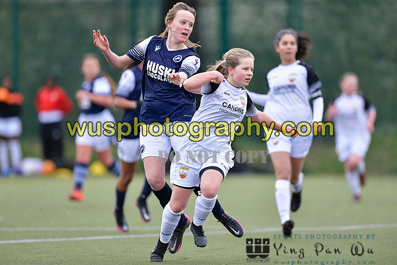20210403-145930C London Bees Academy U14 v Millwall Lionesses Girls U14