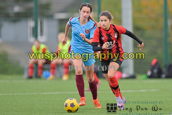 20221022-143517 West Ham United Performance Girls U16 v AFC Bournemouth Girls U16