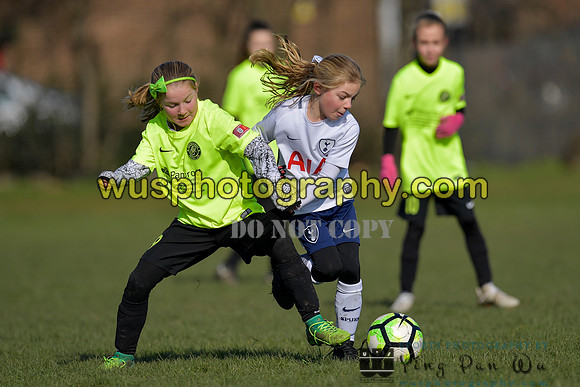 20180224-112207B Tottenham Hotspur Girls U10 v Gidea Park Rangers FC Girls U10