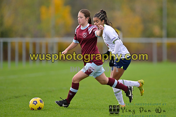 20221119-100543 Tottenham Hotspur Women FC Academy U15 v West Ham United Academy Girls U15