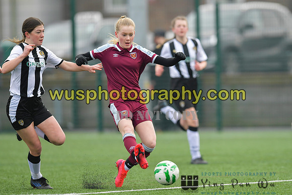 20220115-130801C West Ham United Academy Girls U14 v Notts County FC Girls U14
