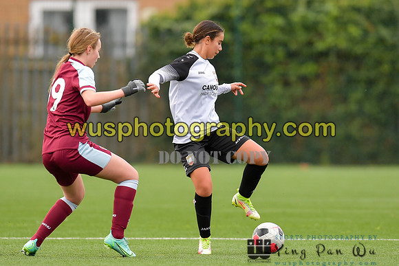 20211211-114858 West Ham United Academy Girls U16 v London Bees Academy U16