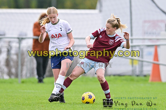 20221119-113116 Tottenham Hotspur Women FC Academy U15 v West Ham United Academy Girls U15