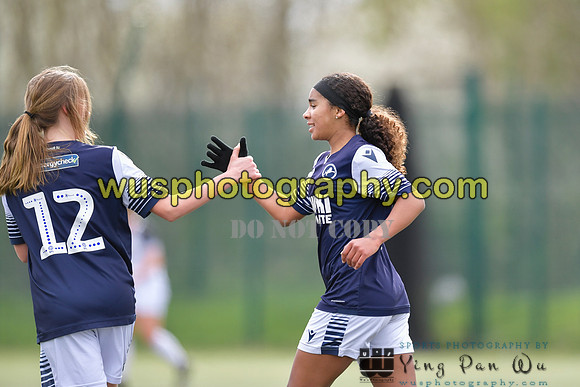 20210403-150322 London Bees Academy U14 v Millwall Lionesses Girls U14