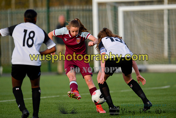 20211211-105602 West Ham United Academy Girls U16 v London Bees Academy U16