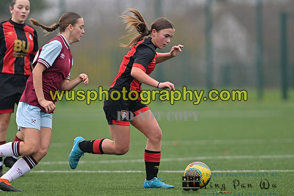 20241130-121231B West Ham United Warriors Girls U16 v AFC Bournemouth Girls Academy U16