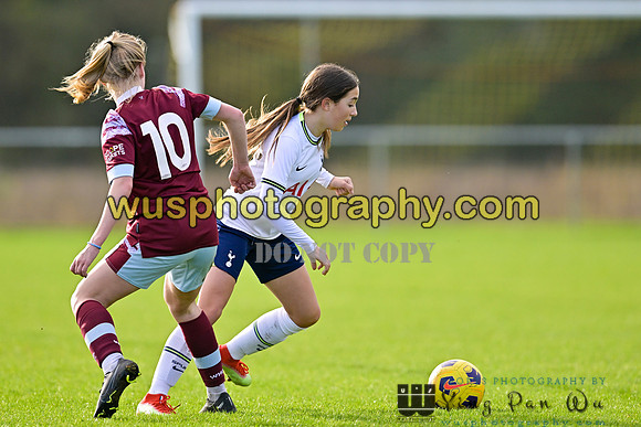 20221119-102016 Tottenham Hotspur Women FC Academy U15 v West Ham United Academy Girls U15