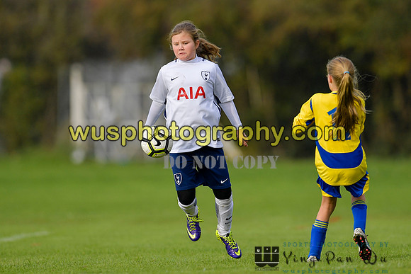 20171028-103840-2 Tottenham Hotspur Girls U11 v St Albans City Youth Girls U11 South