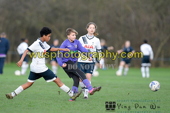 20151219-105246-2 Tottenham Hotspur Girls U14 v Garston Girls U14 Pumas