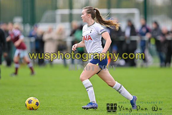 20221119-113331H Tottenham Hotspur Women FC Academy U15 v West Ham United Academy Girls U15