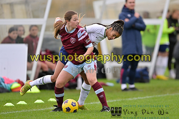20221119-100546A Tottenham Hotspur Women FC Academy U15 v West Ham United Academy Girls U15