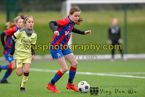 20220122-145838 Crystal Palace FC Girls U12 v Arsenal FC Girls U12
