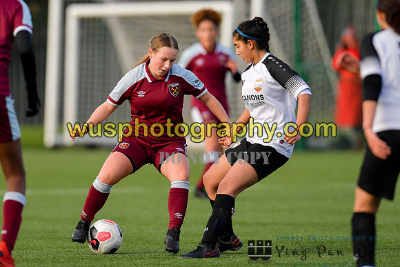 20211211-105625 West Ham United Academy Girls U16 v London Bees Academy U16