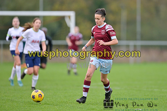 20221119-113814 Tottenham Hotspur Women FC Academy U15 v West Ham United Academy Girls U15