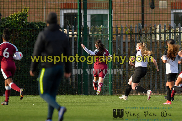 20211211-110335 West Ham United Academy Girls U16 v London Bees Academy U16