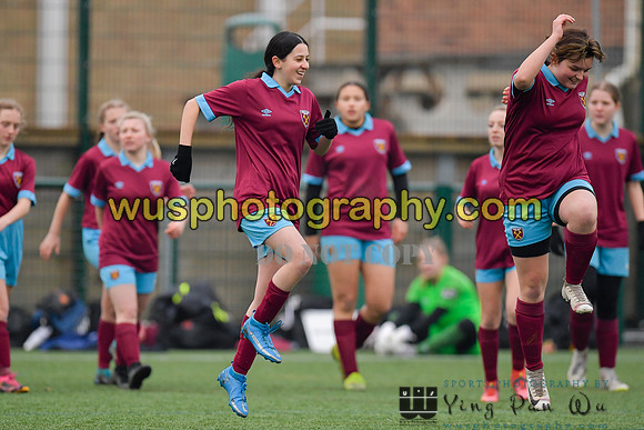 20220115-145047 West Ham United Performance Girls U16 v London City Lionesses U16
