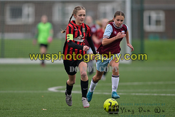 20241130-100746 West Ham United Warriors Girls U14 v Fareham Town Youth FC Girls U14