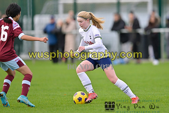 20221119-101048A Tottenham Hotspur Women FC Academy U15 v West Ham United Academy Girls U15