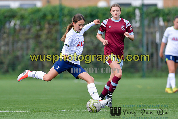 20220924-103951 West Ham United Academy Girls U15 v Tottenham Hotspur Women FC Academy U15