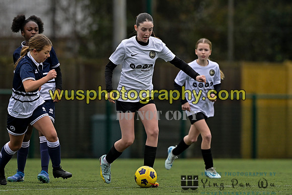 20250222-102147 Millwall Lionesses U12 v New Level Soccer Girls U12