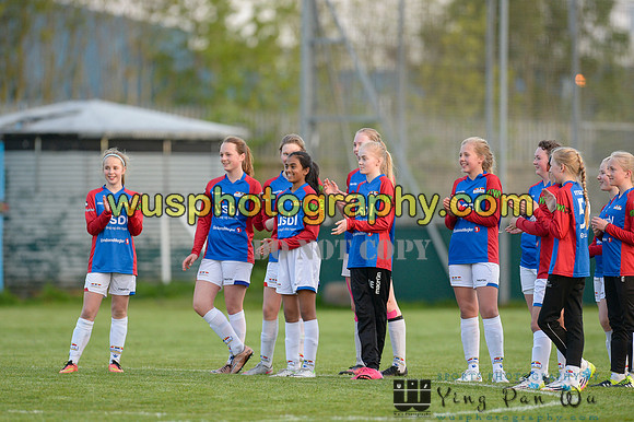 20160505-200202 Tottenham Hotspur Girls U12 and U13 v Årvoll IL Girls U12 and U13