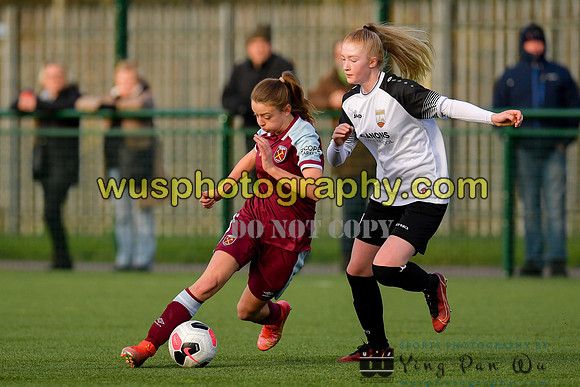 20211211-105716A West Ham United Academy Girls U16 v London Bees Academy U16