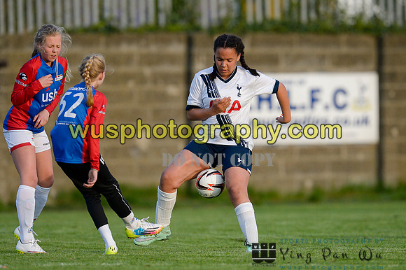 20160505-192810 Tottenham Hotspur Girls U12 and U13 v Årvoll IL Girls U12 and U13
