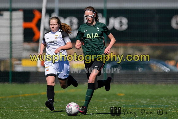 20210417-124200E London Bees Academy U14 v Tottenham Hotspur Women FC JTP U14